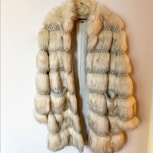 Allen Schwartz Faux Fur Coat